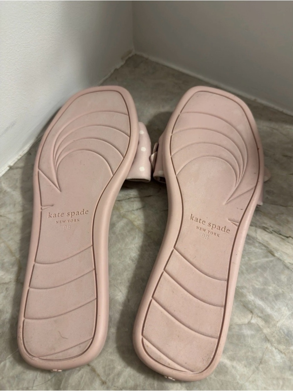 kate spade Light Pink Knot Bow Slide Sandals - Picture 6 of 6